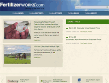 Tablet Screenshot of fertilizerworks.com